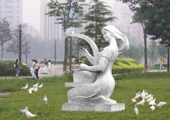 不锈钢雕塑是在传统石雕的基础上发展起来的一种新兴雕塑种类